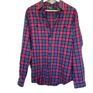 Vintage 90s Polo Ralph Lauren Men's Madras Button Down Shirt Size large